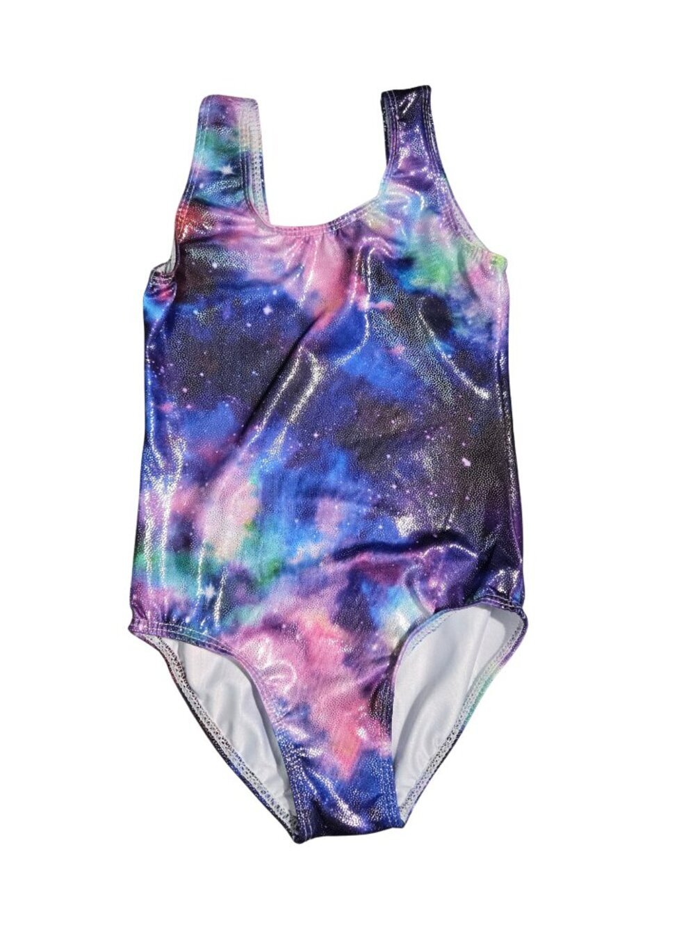 NWT | Toddler Shimmer Galaxy Nebula Foil Gymnastics Dance Leotard | Size 3T